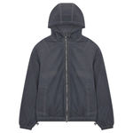 Siarr Cold Wash Windbreaker in blue and grey with regular fit and side slit pockets
