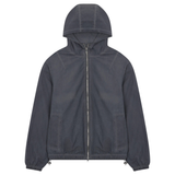 Siarr Cold Wash Windbreaker in blue and grey with regular fit and side slit pockets