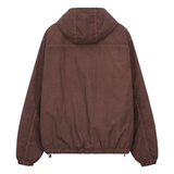 Siarr Cold Wash Windbreaker Deep Red