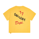 Gallery Dept. Boxing Merch T-shirt in gold yellow color