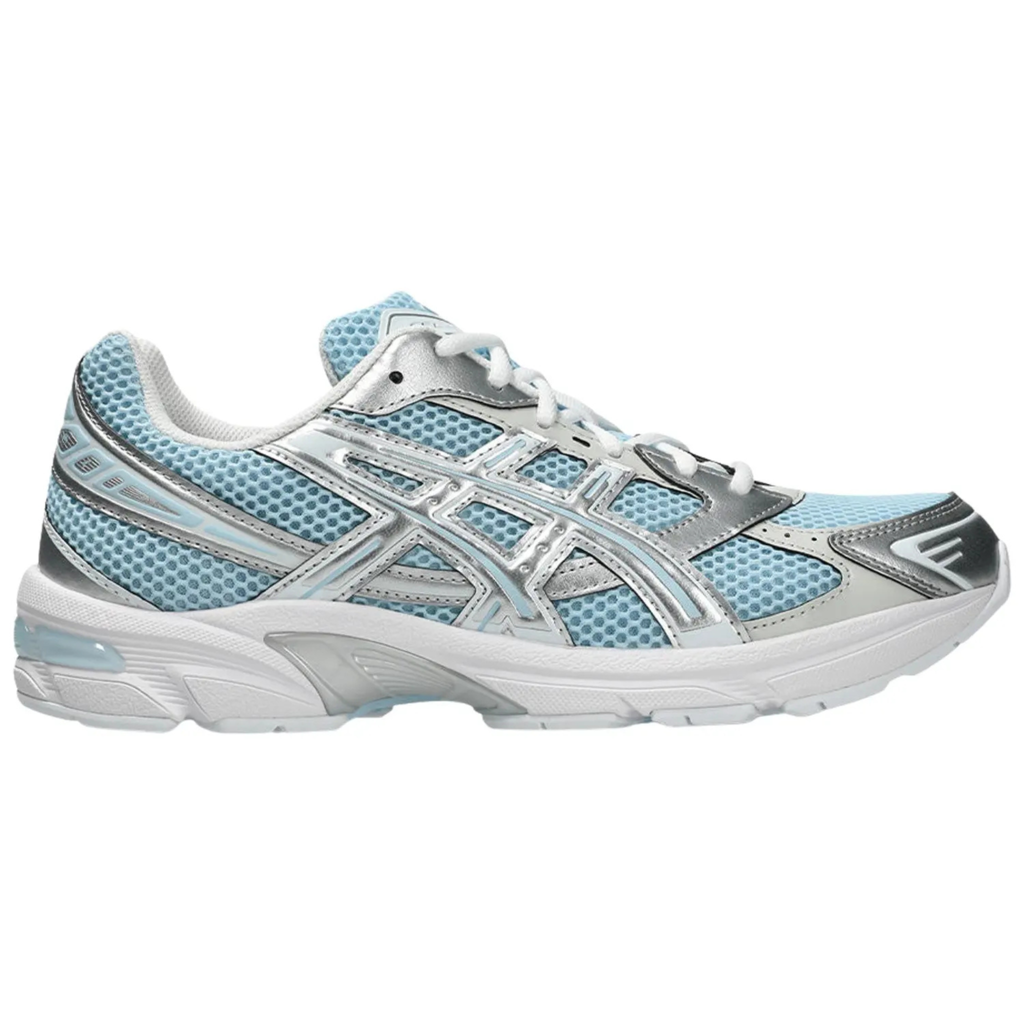 ASICS Gel 1130 sneaker in faded denim and pure silver colors
