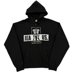 Jeanius Bar Atelier one-of-one black rhinestone hoodie collectors piece