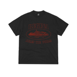 Corteiz Gabriel Moses OG Alcatraz black tee front view