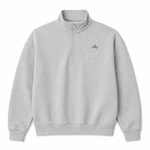 ALO Yoga grey Accolade 1/4 zip sweatshirt for women