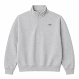 ALO Yoga grey Accolade 1/4 zip sweatshirt for women