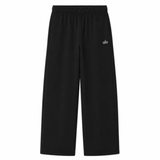 ALO Yoga Accolade Straight Leg Joggers in black on model