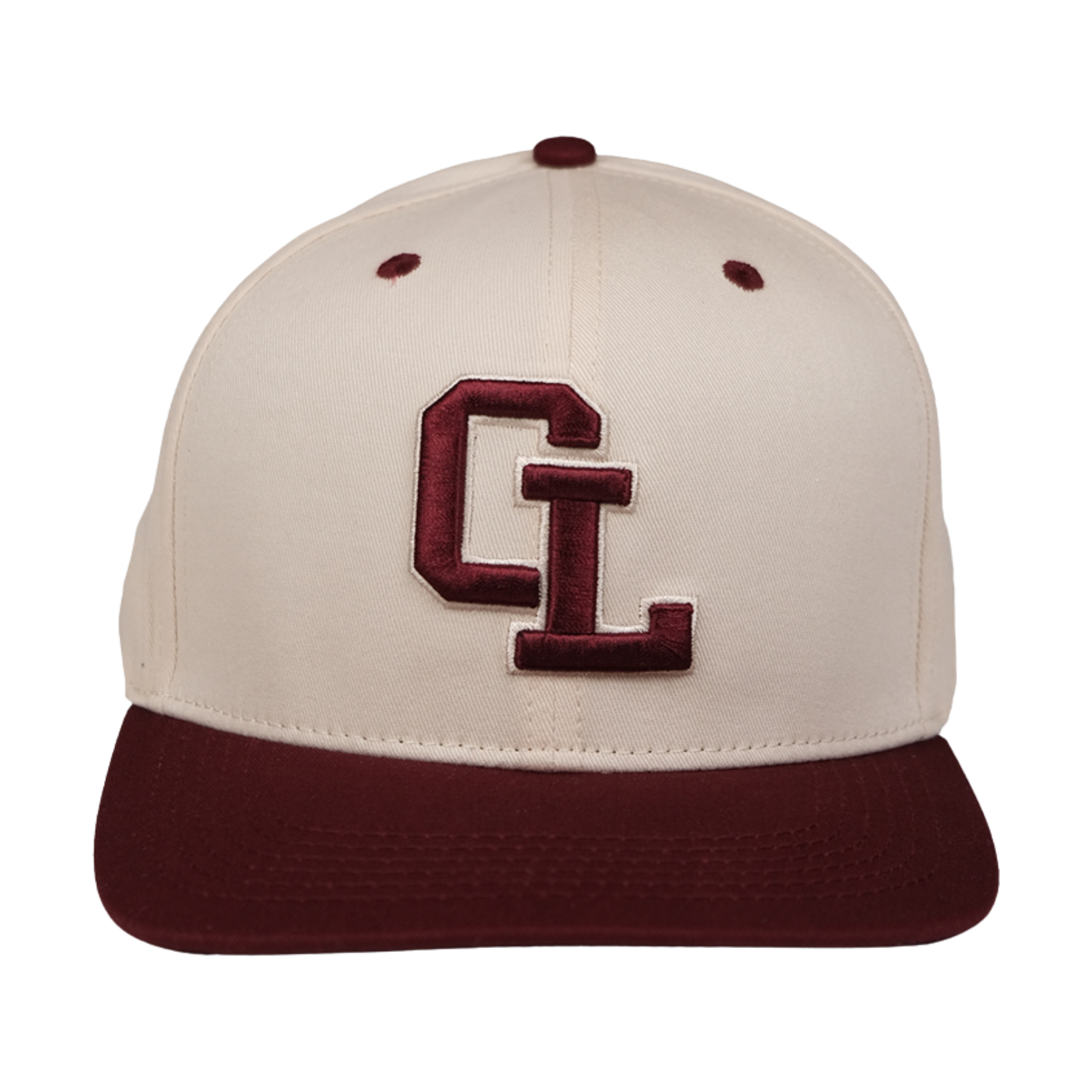 Cherry Location CL Beige Cap on white background