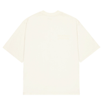 Broken Planet star logo on vanilla white t-shirt