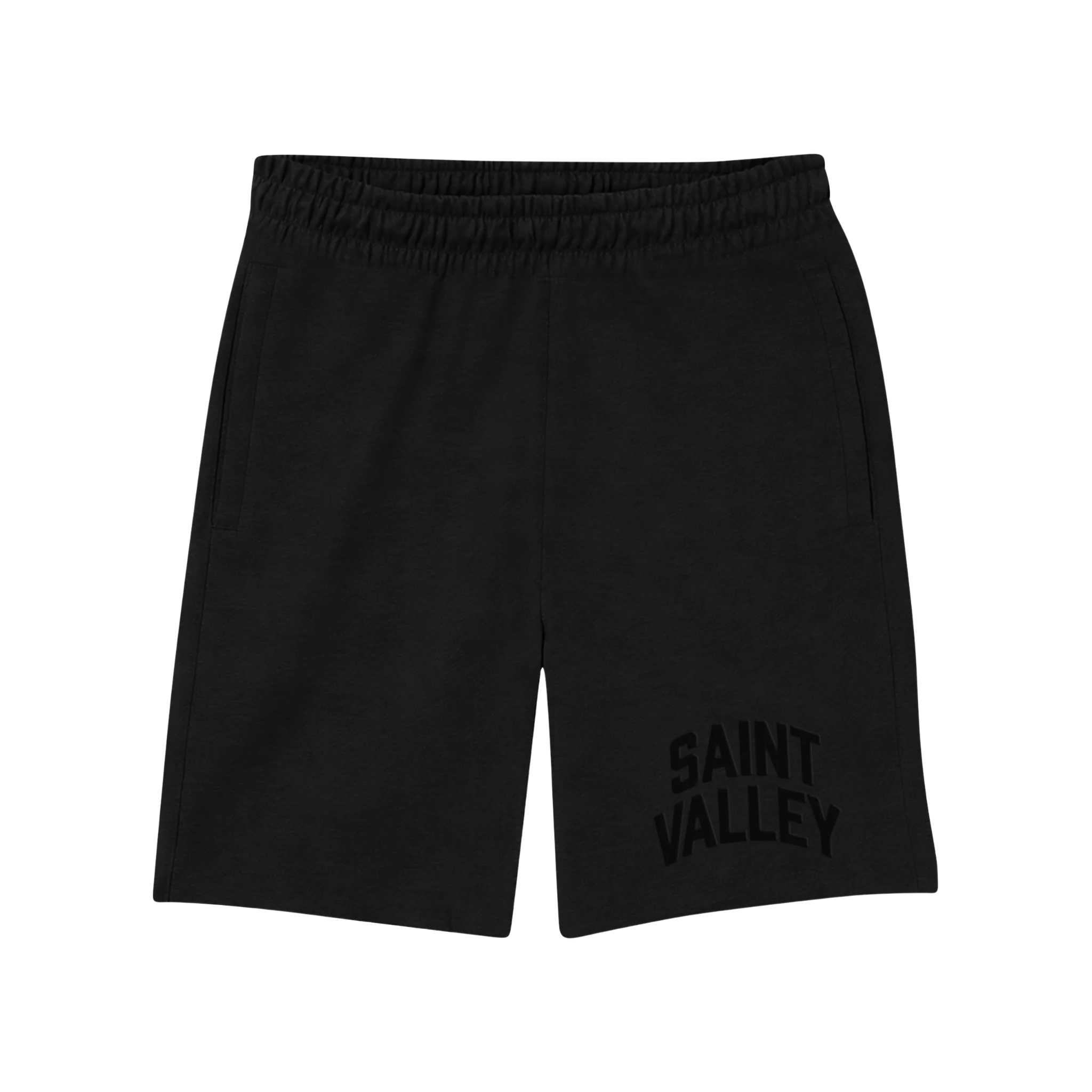 Suavo World Saint Valley Black shorts front view
