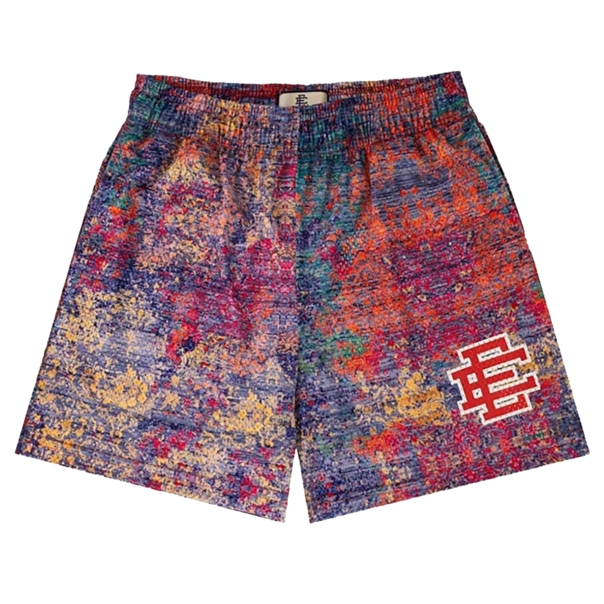 Eric Emanuel EE Basic Short with Rug Print in Pink and Multi Colors