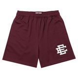 Eric Emanuel EE Basic Short in maroon and white color scheme