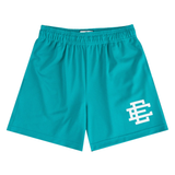 Eric Emanuel EE Basic teal and white shorts