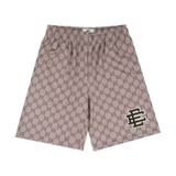 Eric Emanuel EE Basic Beige and Black Print Shorts