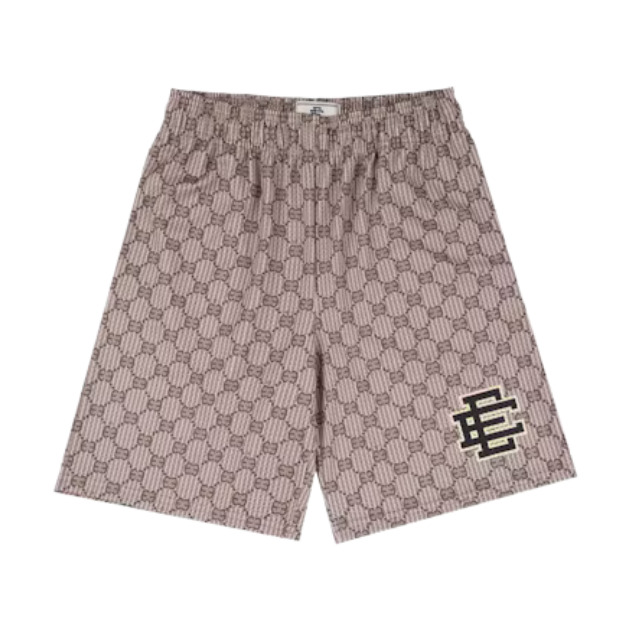 Eric Emanuel EE Basic Beige and Black Print Shorts