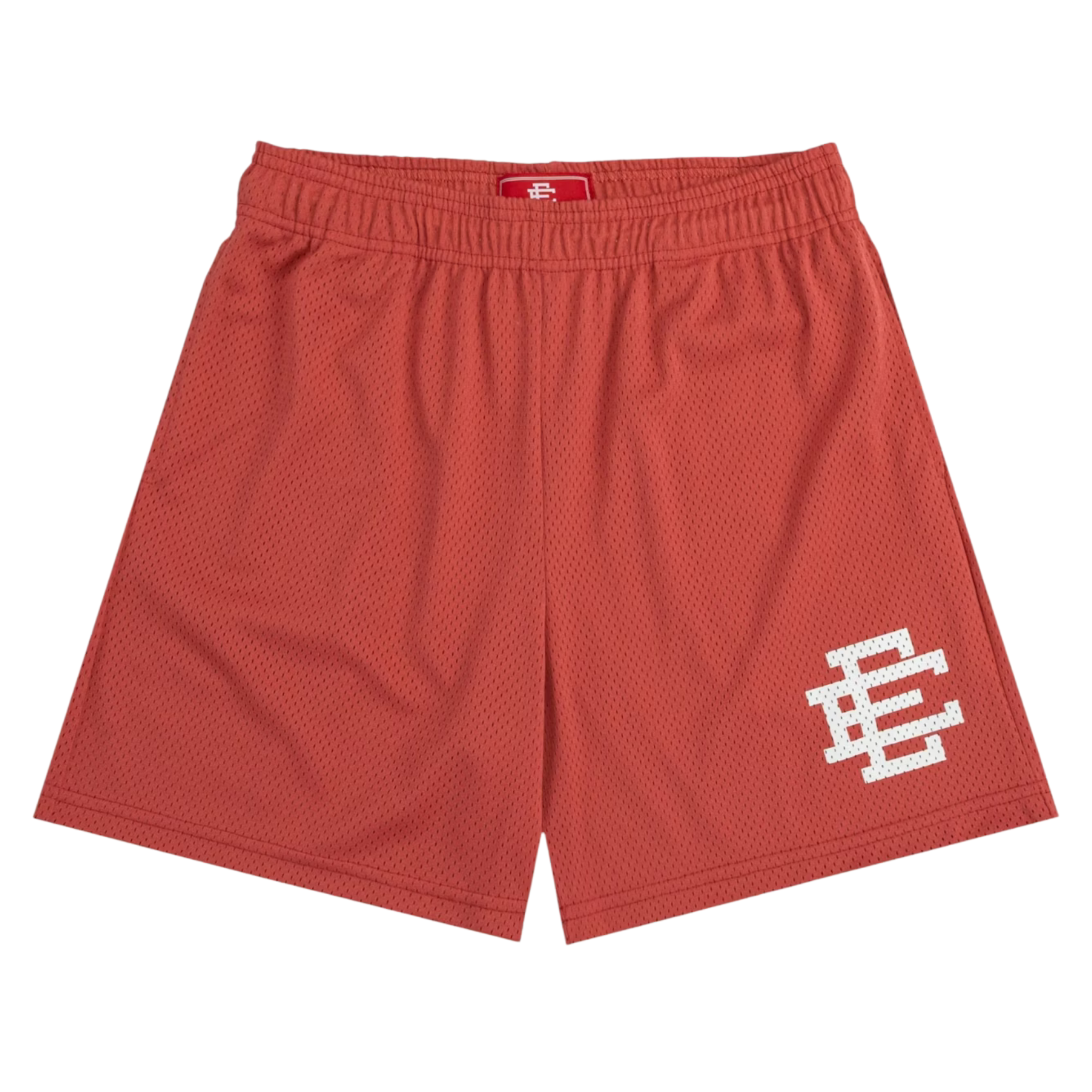 Eric Emanuel EE Basic Short in Dusty Cedar and White color scheme