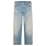Suavo World Denim Washed Blue paint can with brush