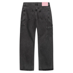 Suavo World Carpenter Denim Washed Black jeans front view
