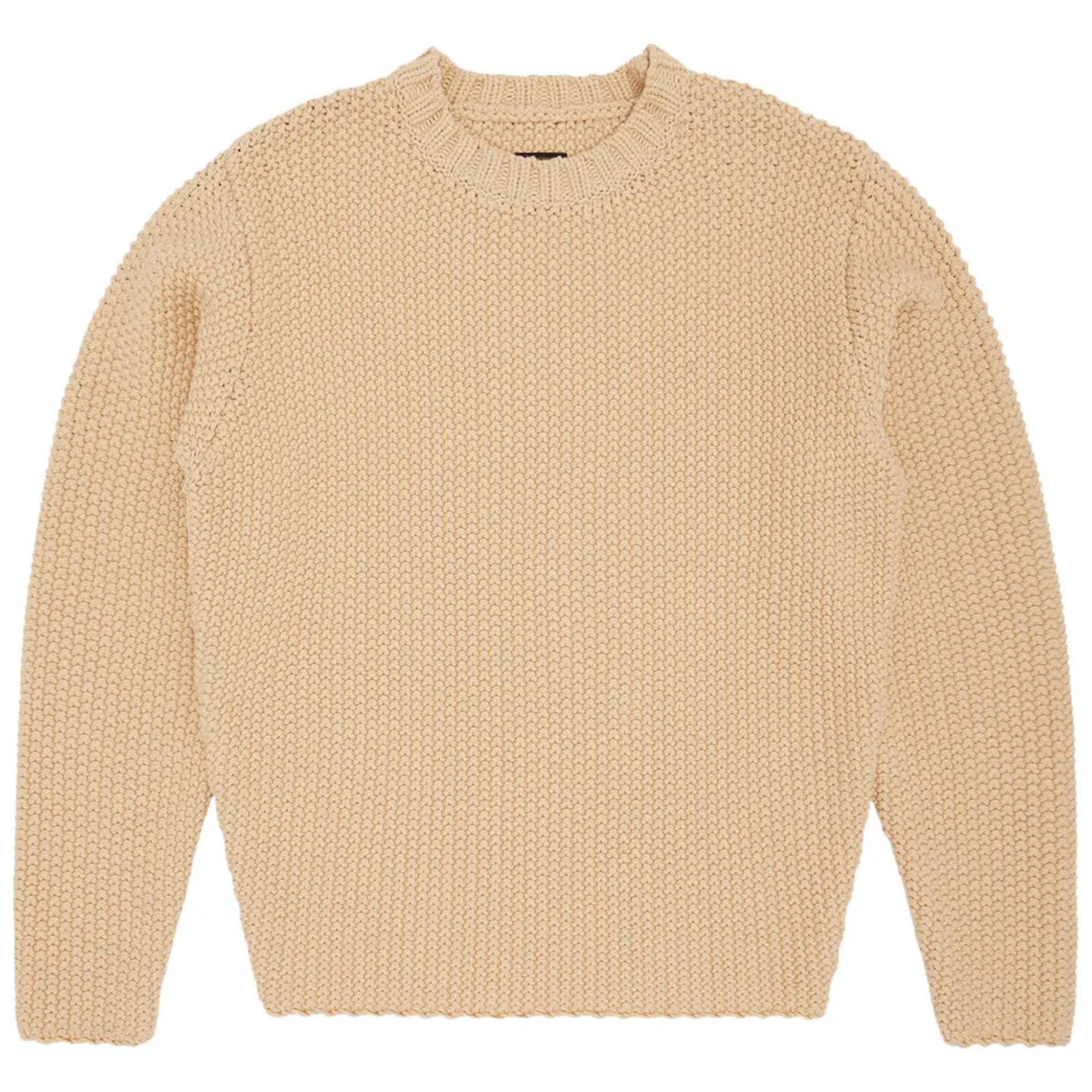 Corteiz Heavy Knit Royale Sweater in natural color