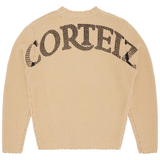 Corteiz Heavy Knit Royale sweater in natural color
