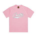 Corteiz BTR Practice Top in pink displayed on mannequin
