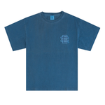 Eric Emanuel EE Basic T-Shirt in washed blue color displayed on a plain background