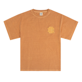 Eric Emanuel EE Basic T-Shirt in washed orange color on white background