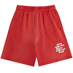 Eric Emanuel EE Rhinestone Red Sweatshorts front view