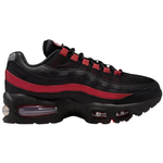 Nike Air Max 95 GS Black Team Crimson sneakers side view