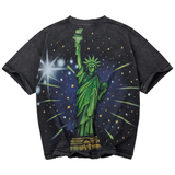 Vale Forever black Skyline Bling T-Shirt with sparkling design