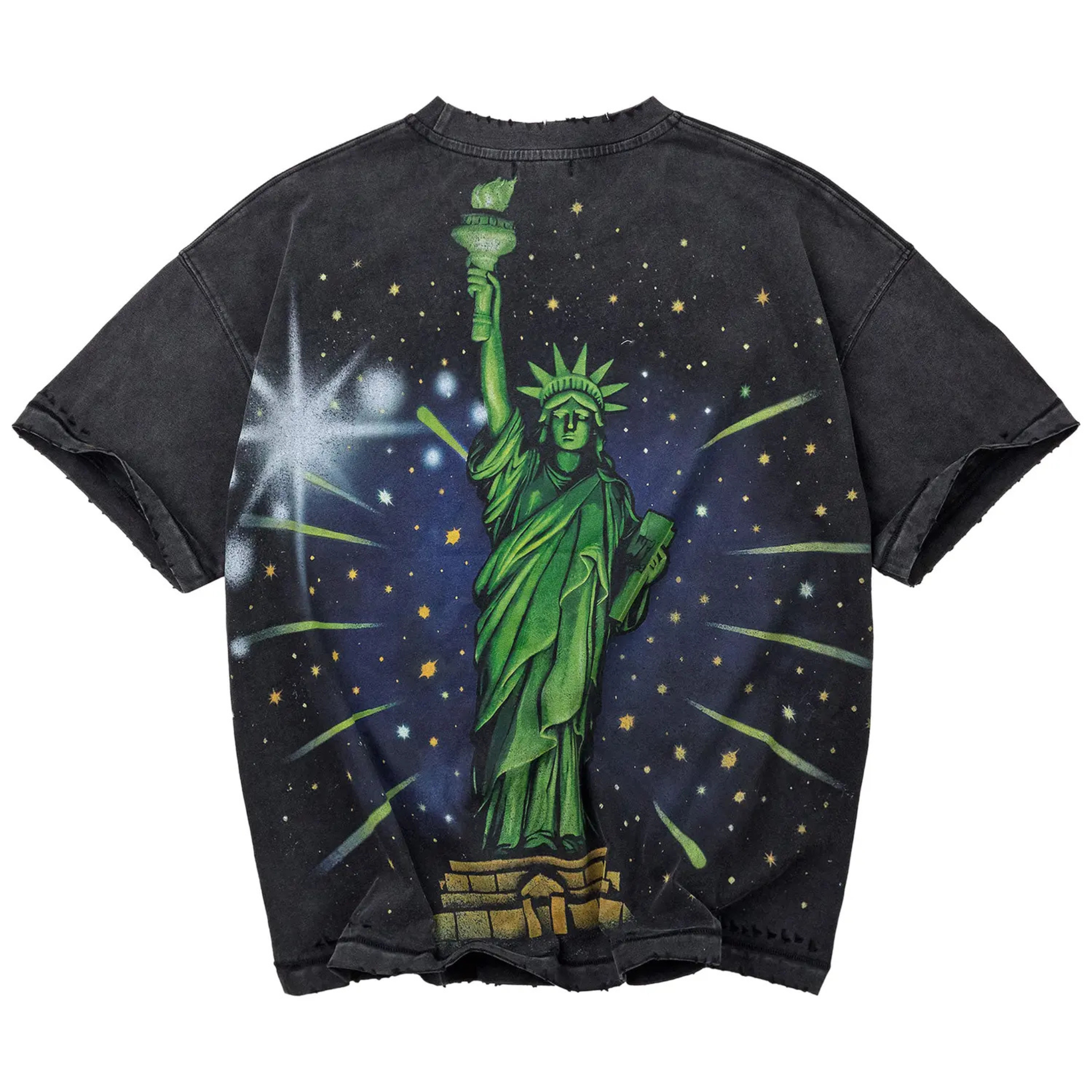 Vale Forever black Skyline Bling T-Shirt with sparkling design