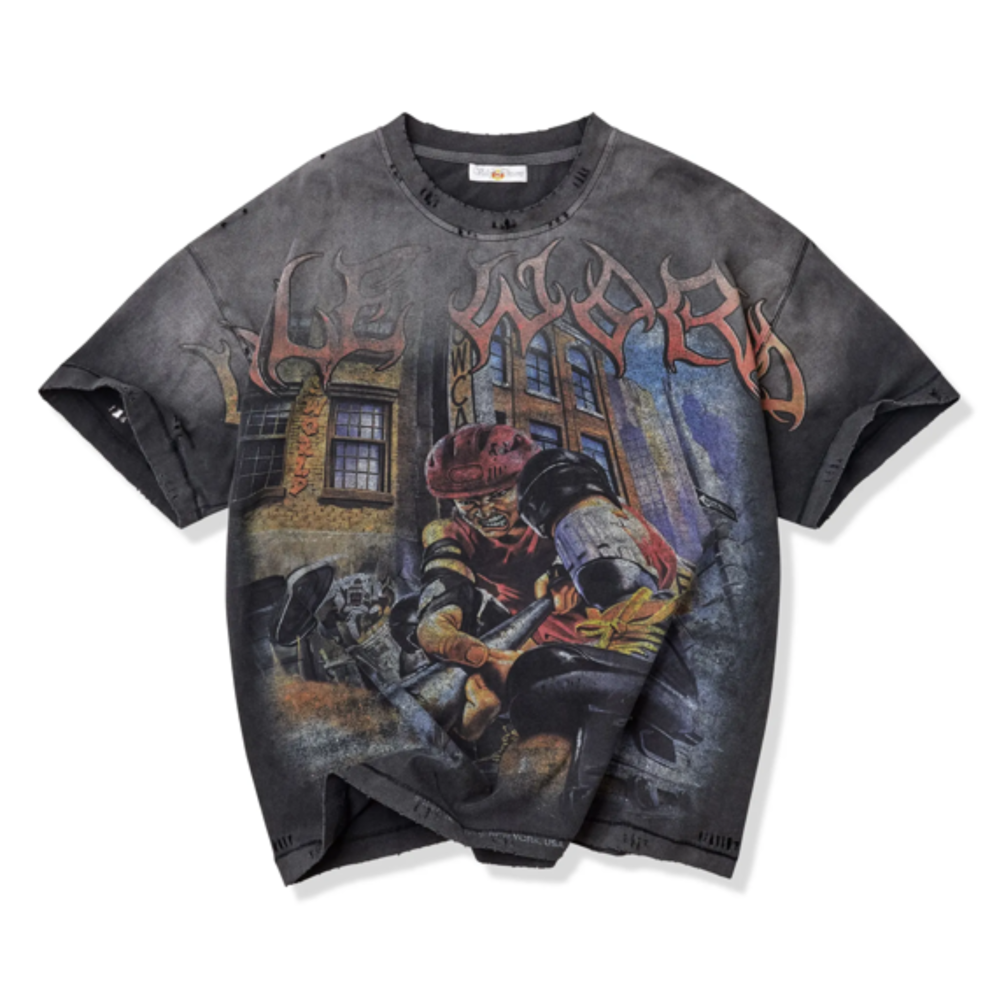Black Vale Forever F*ck You Tee with bold white text design