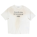 Acne Studios Stockholm logo white T-shirt front view