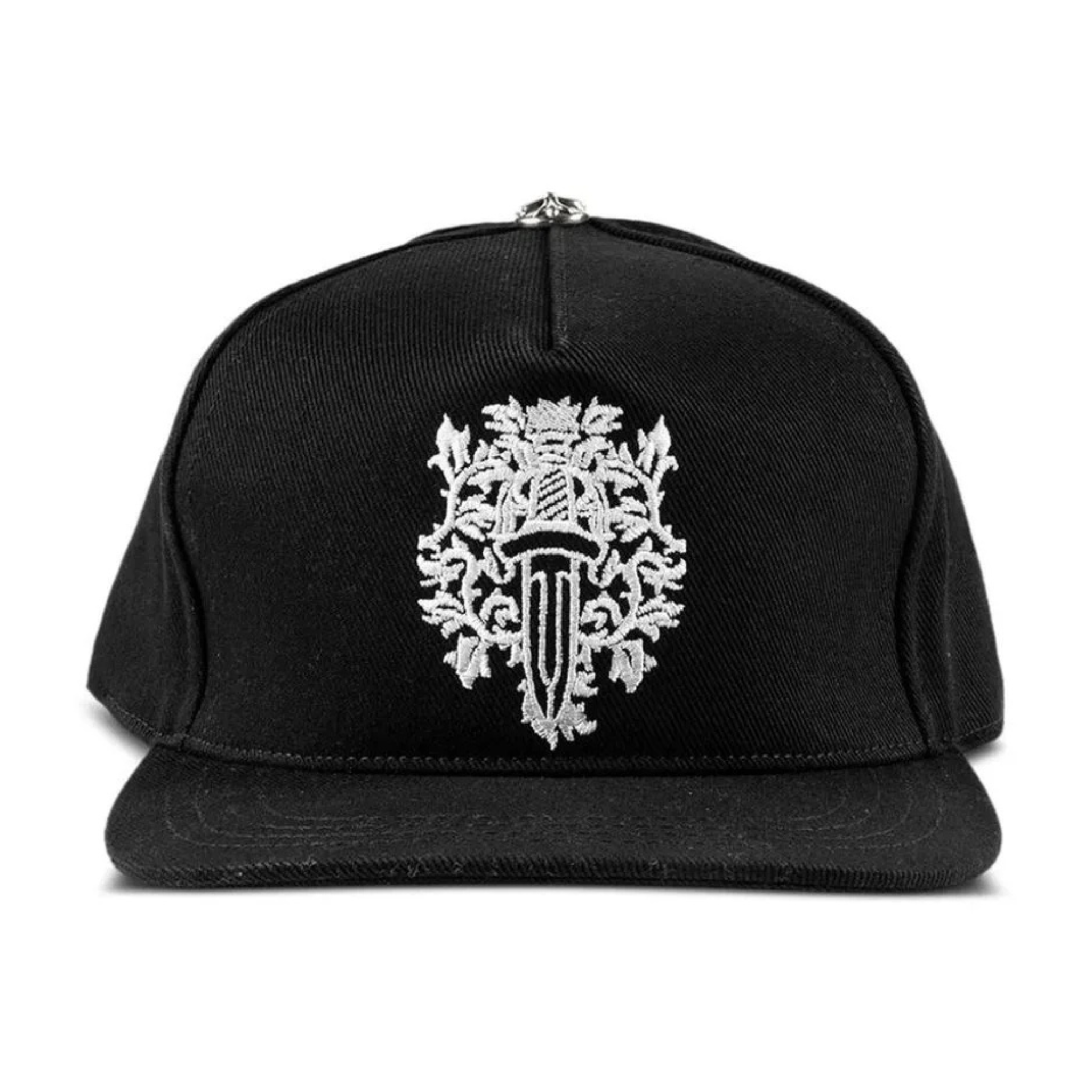 Chrome Hearts Dagger black denim baseball hat