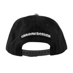 Chrome Hearts Dagger denim baseball hat in black