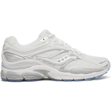 Saucony ProGrid Omni 9 white silver running shoe side view