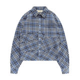Reternity Le Tisse Waffle Shirt Blue