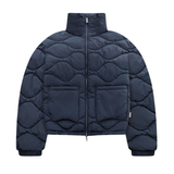 Reternity Maison Quilted Puffer Jacket Blue
