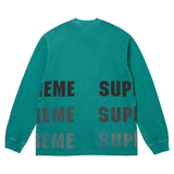 Supreme Reflective L/S Top Teal