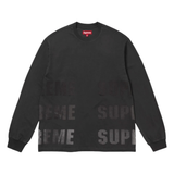 Supreme Reflective L/S Top Black