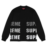 Supreme Reflective L/S Top Black