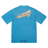 Supreme Cracked Flipped S/S Top Blue