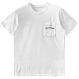 Chrome Hearts Shoulder USA Script Logo Pocket T-Shirt White