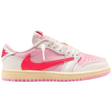 Travis Scott x Air Jordan 1 Retro Low OG Sail Tropical Pink PS (Kids)