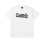 Corteiz Poleras white tee shirt front view