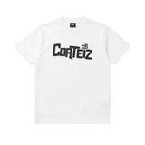 Corteiz Poleras white tee shirt front view