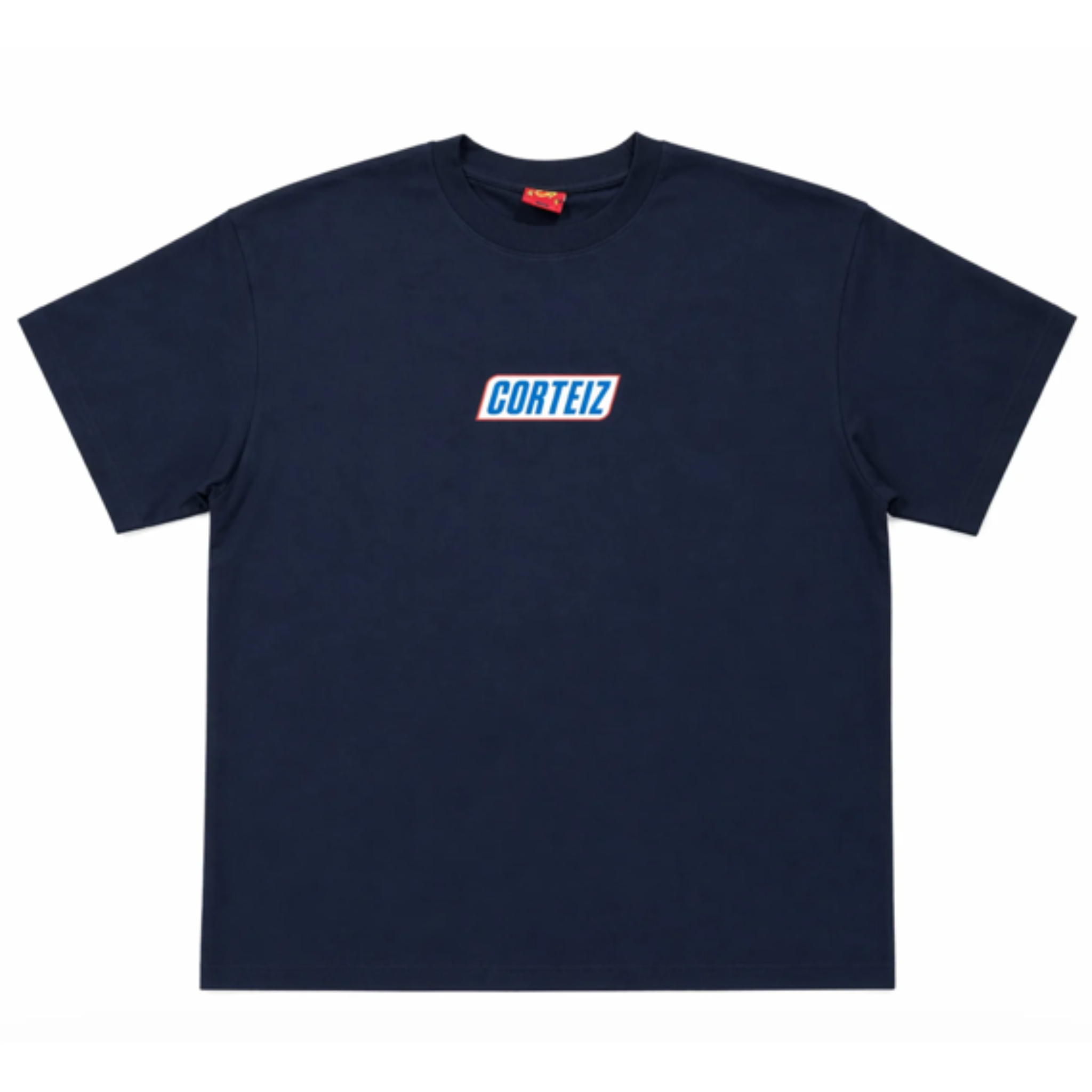 Corteiz Snickers Tee in navy blue color