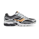 Saucony ProGrid Omni 9 Speed Shades running shoe in white black and orange