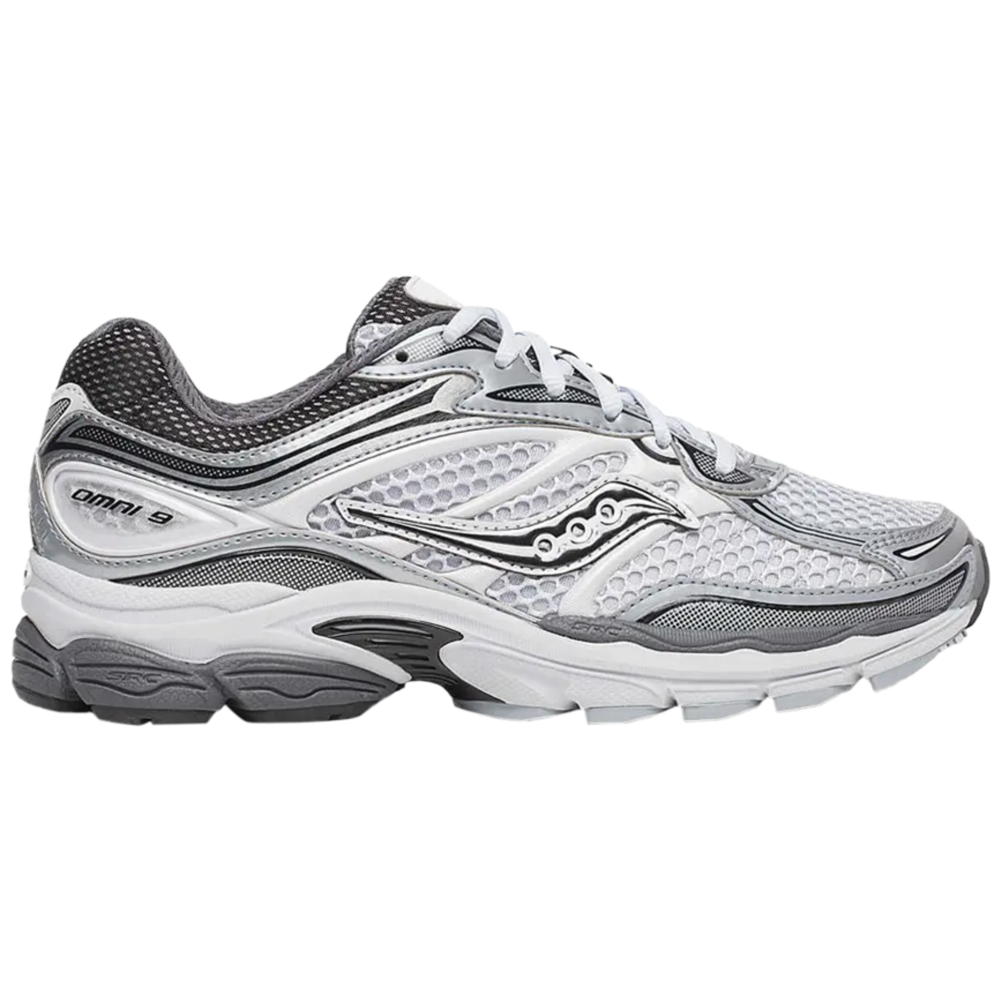 Saucony ProGrid Omni 9 Microchip running shoe side view
