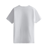 Kith Lax Tee white front view with logo design