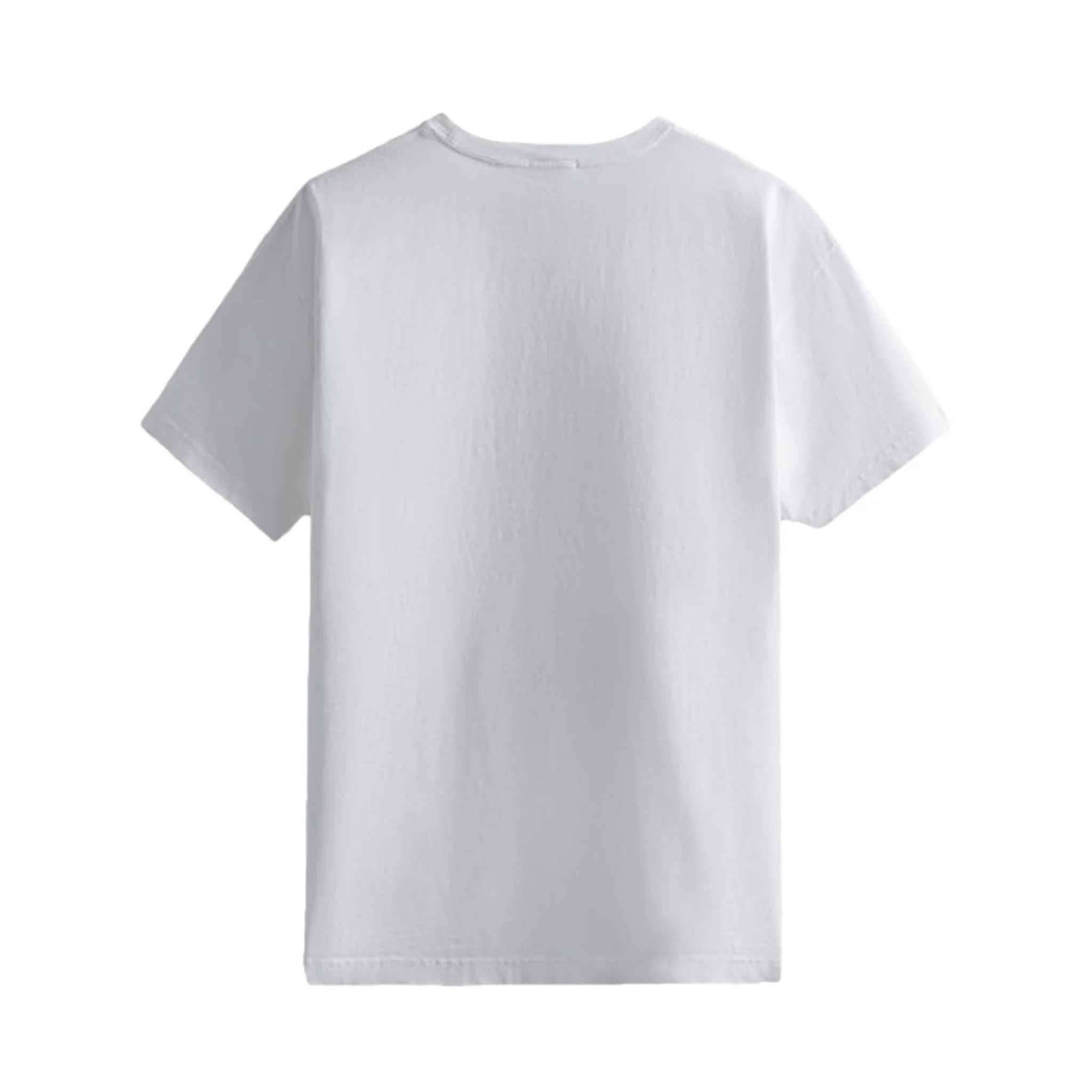 Kith Lax Tee white front view with logo design